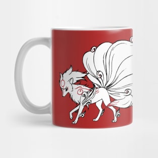 Kitsune japanese fox Mug